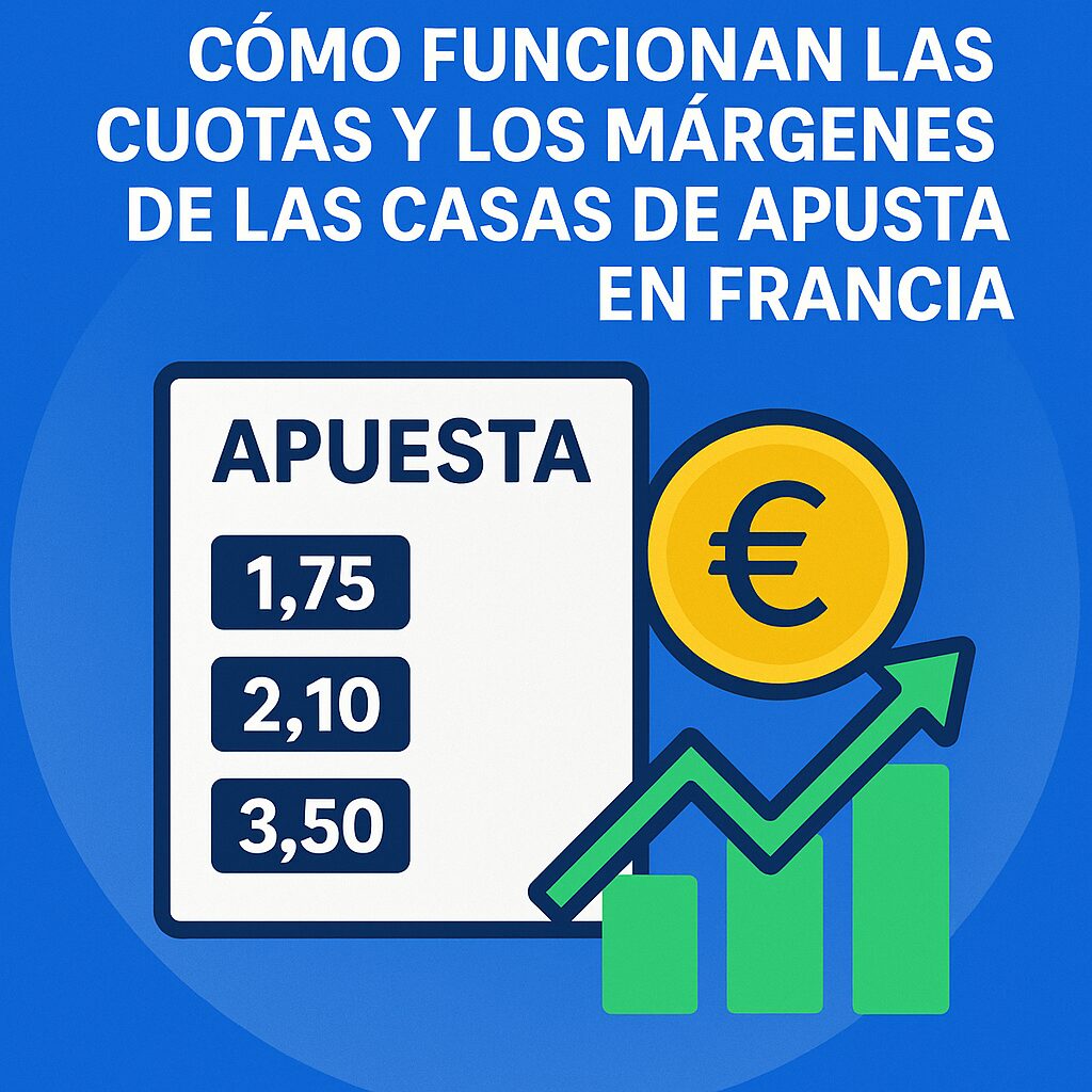 CÓMO FUNCIONAN LAS CUOTAS Y LOS MÁRGENES DE LAS CASAS DE APUSTA
EN FRANCIA