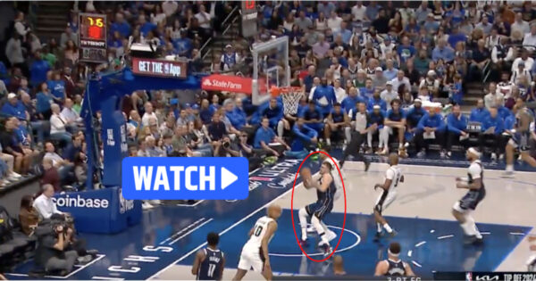 Luka Doncic delivers INSANE no-look dime during Spurs vs. Mavericks