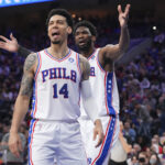 Danny Green and Joel Embiid