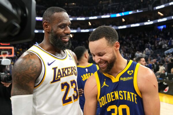 LeBron James and Stephen Curry