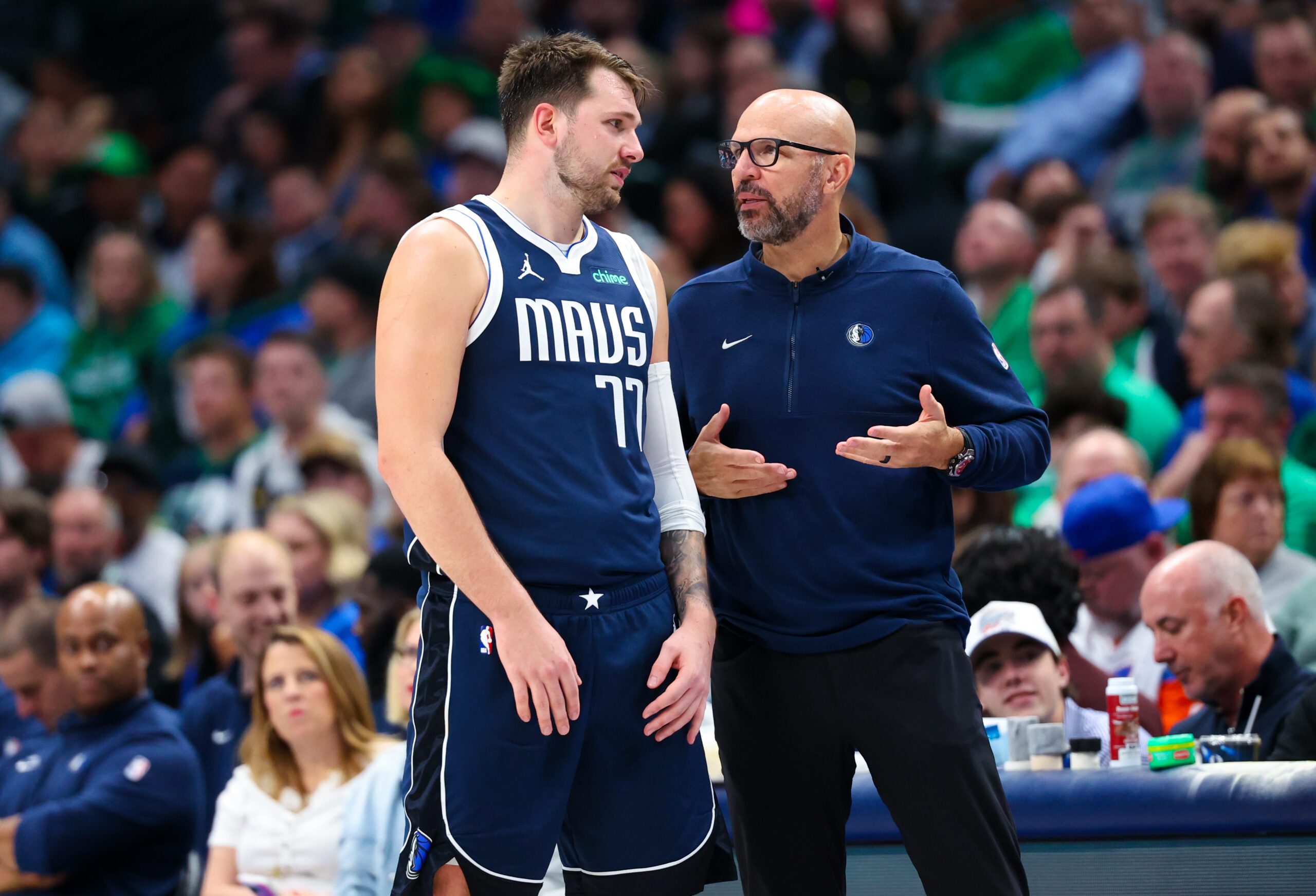 Luka Doncic and Jason Kidd