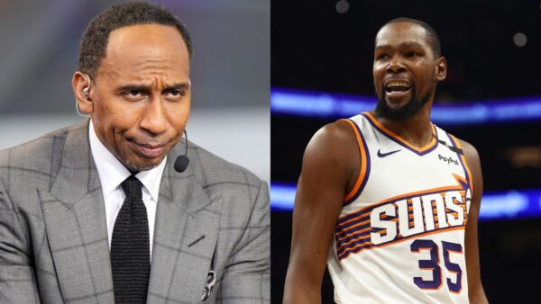 Kevin Durant and Stephen A. Smith