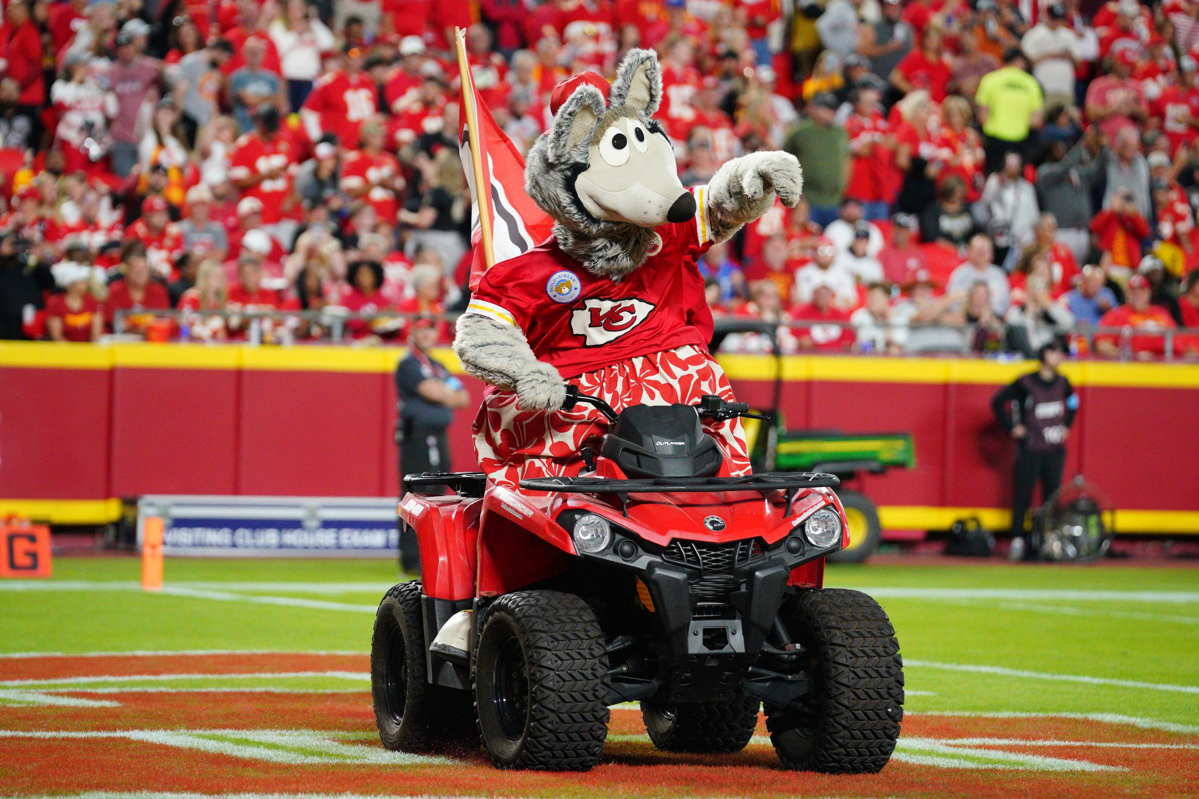 KC wolf- Kansas City Chiefs' mascot