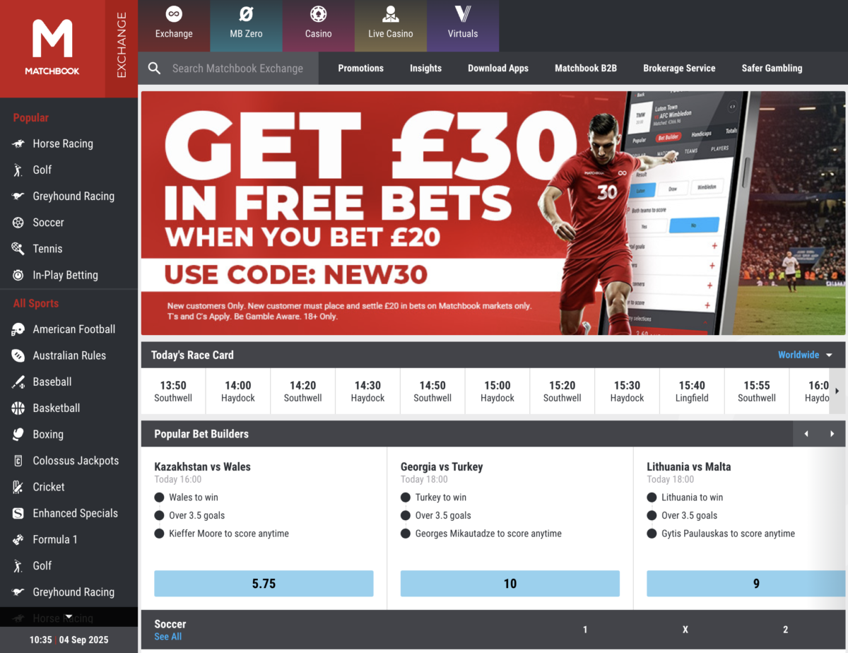 matchbook betting exchange