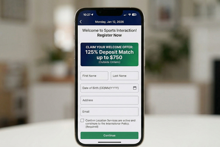 Sports Interaction App Bonus