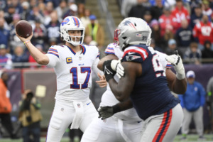 Josh Allen face aux Patriots