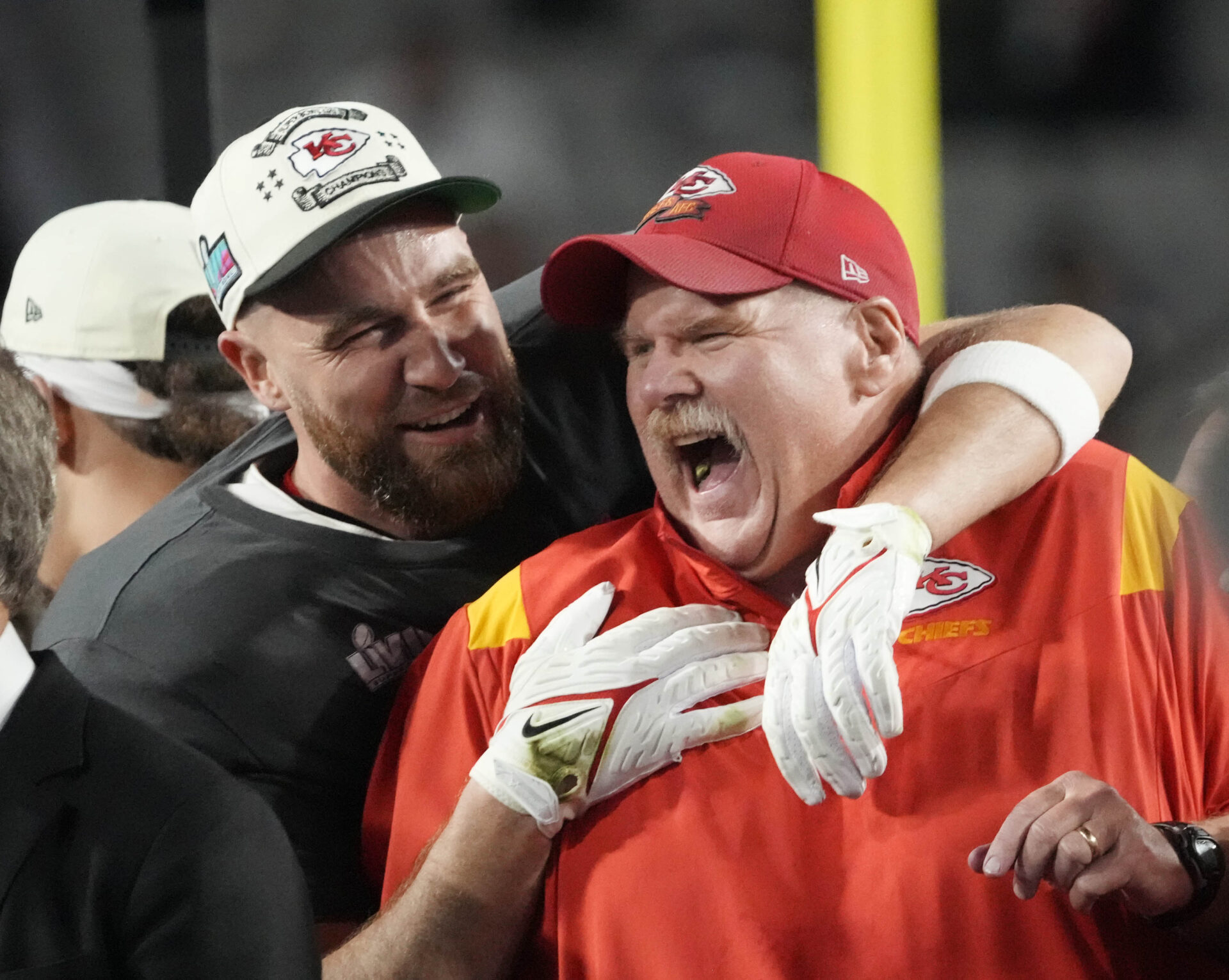Travis Kelce Andy Reid