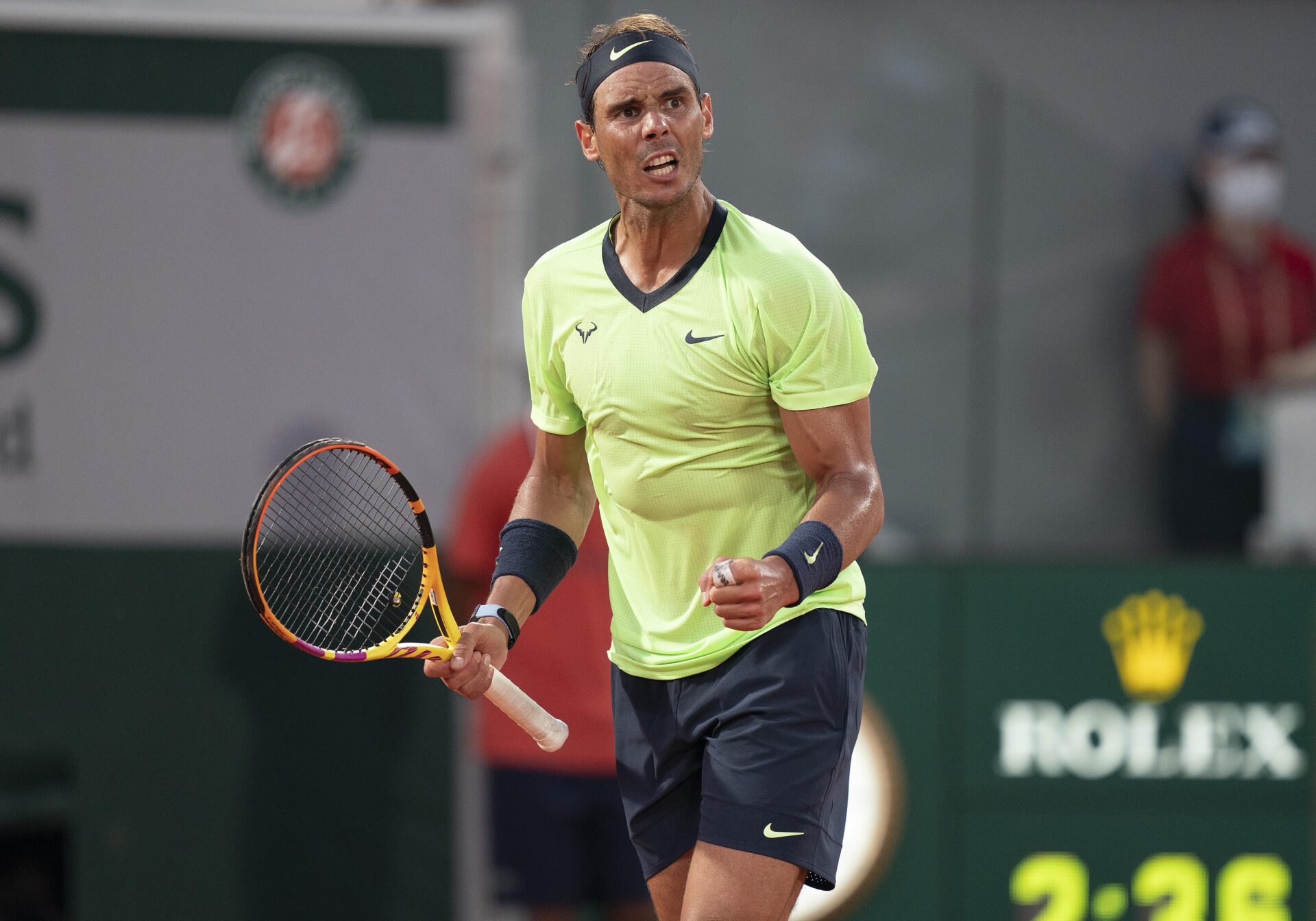 hommage nadal roland garros heure