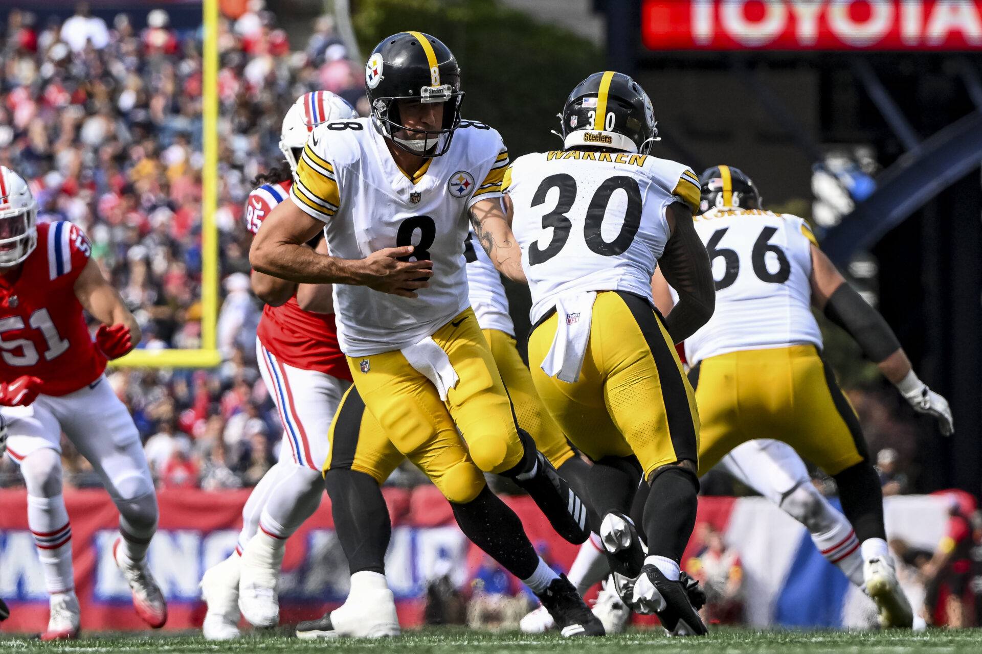 Steelers-Patriots (21-14) : Pittsburgh repart de l'avant