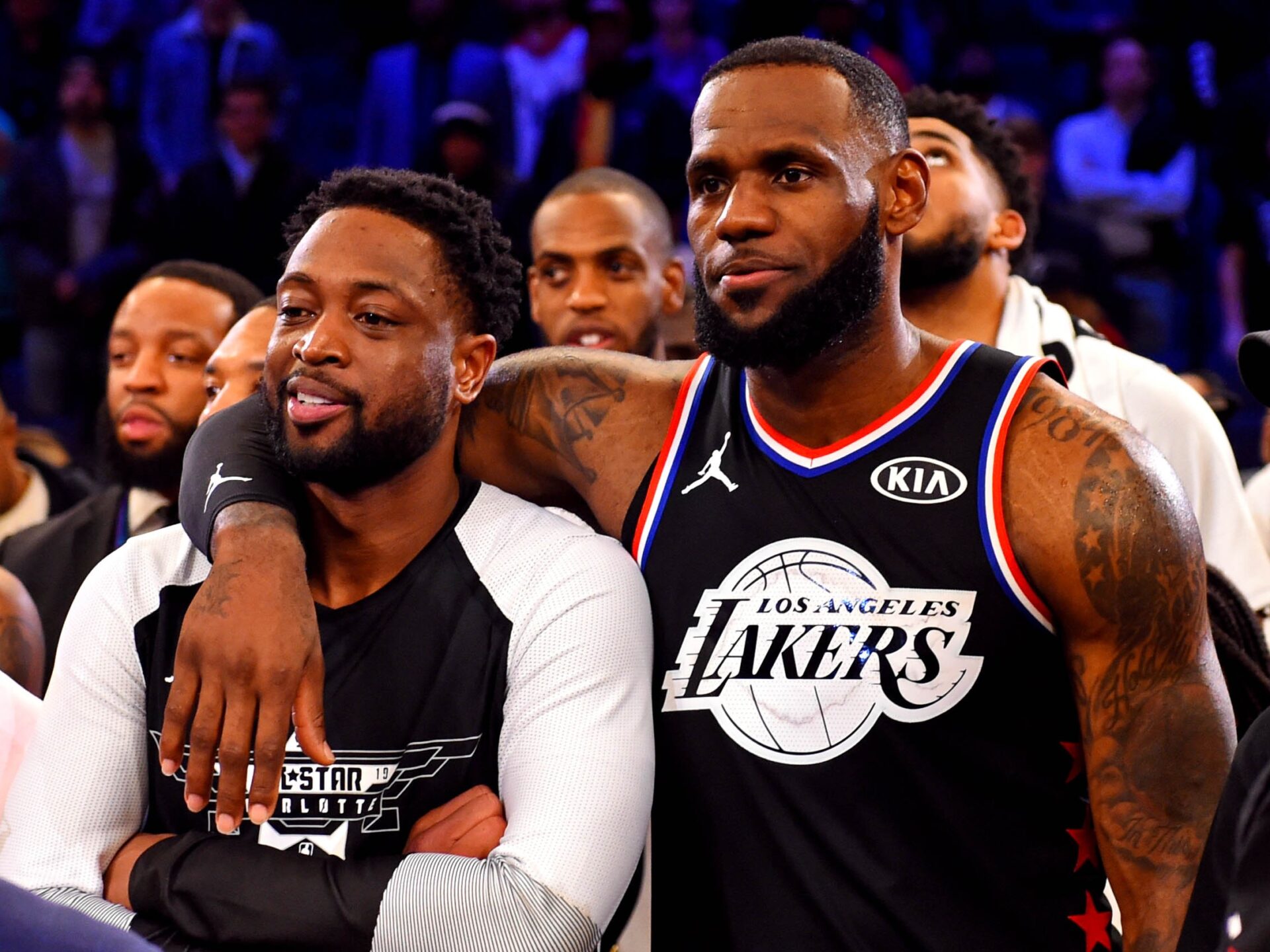 LeBron James Dwyane Wade Michael Jordan NBA