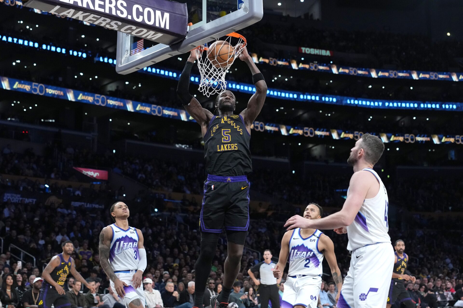 NBA Los Angeles Lakers Deandre Ayton LeBron James Luka Doncic