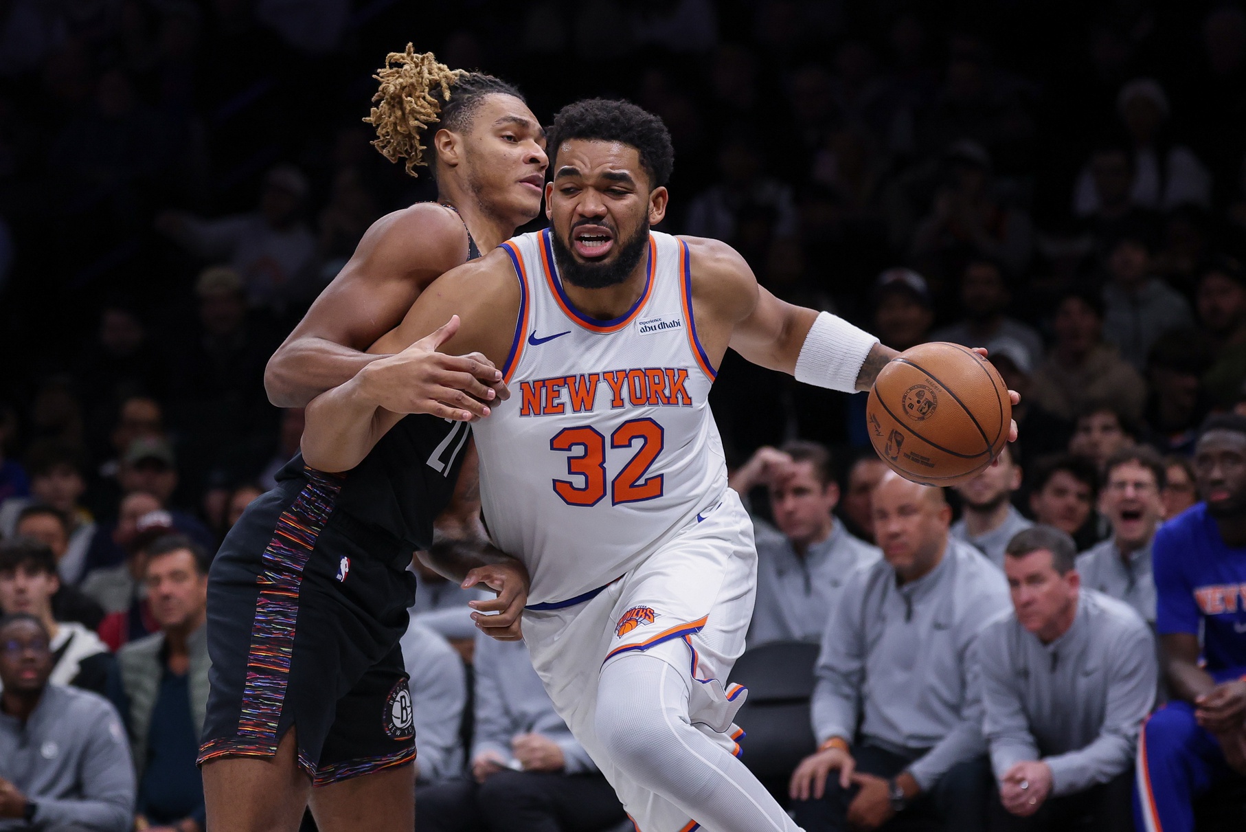NBA New York Knicks Karl-Anthony Towns Jalen Brunson Guerschon Yabusele