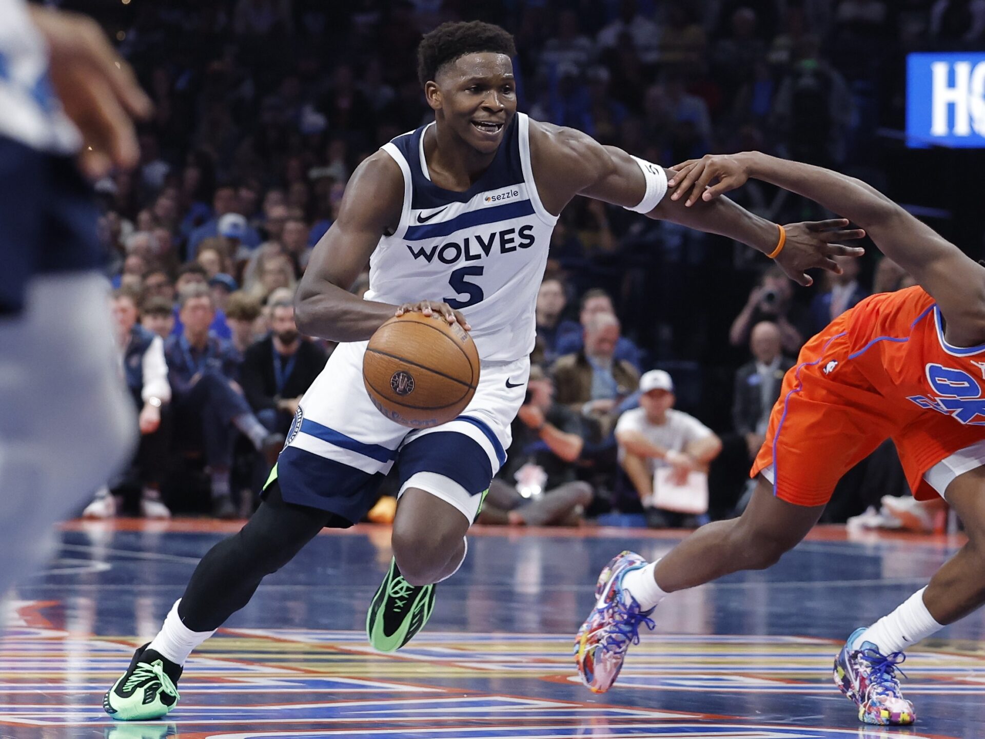 Anthony Edwards Minesota Timberwolves Rudy Gobert Shai Gilgeous-Alexander
