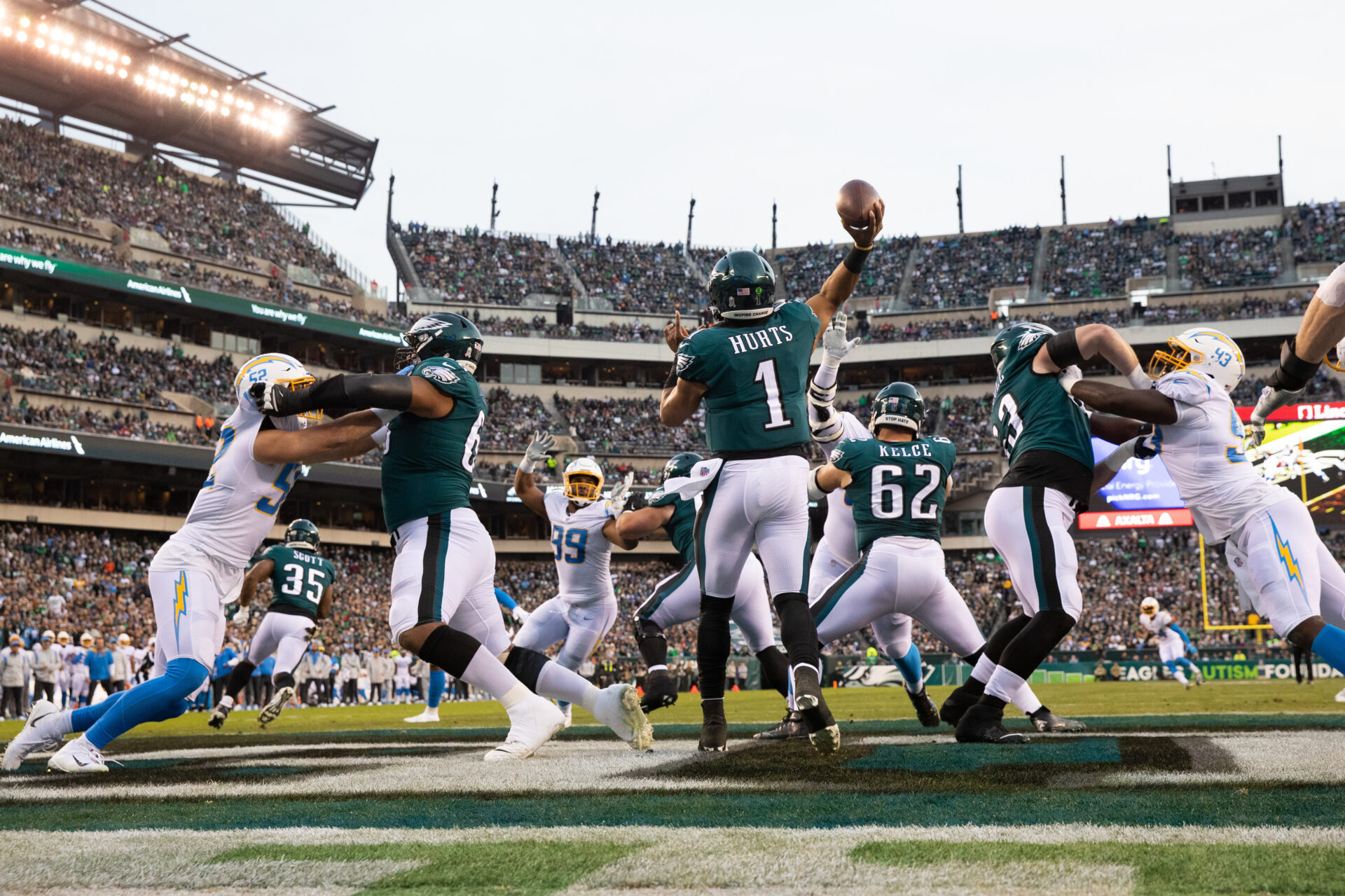Pronostic Chargers - Eagles