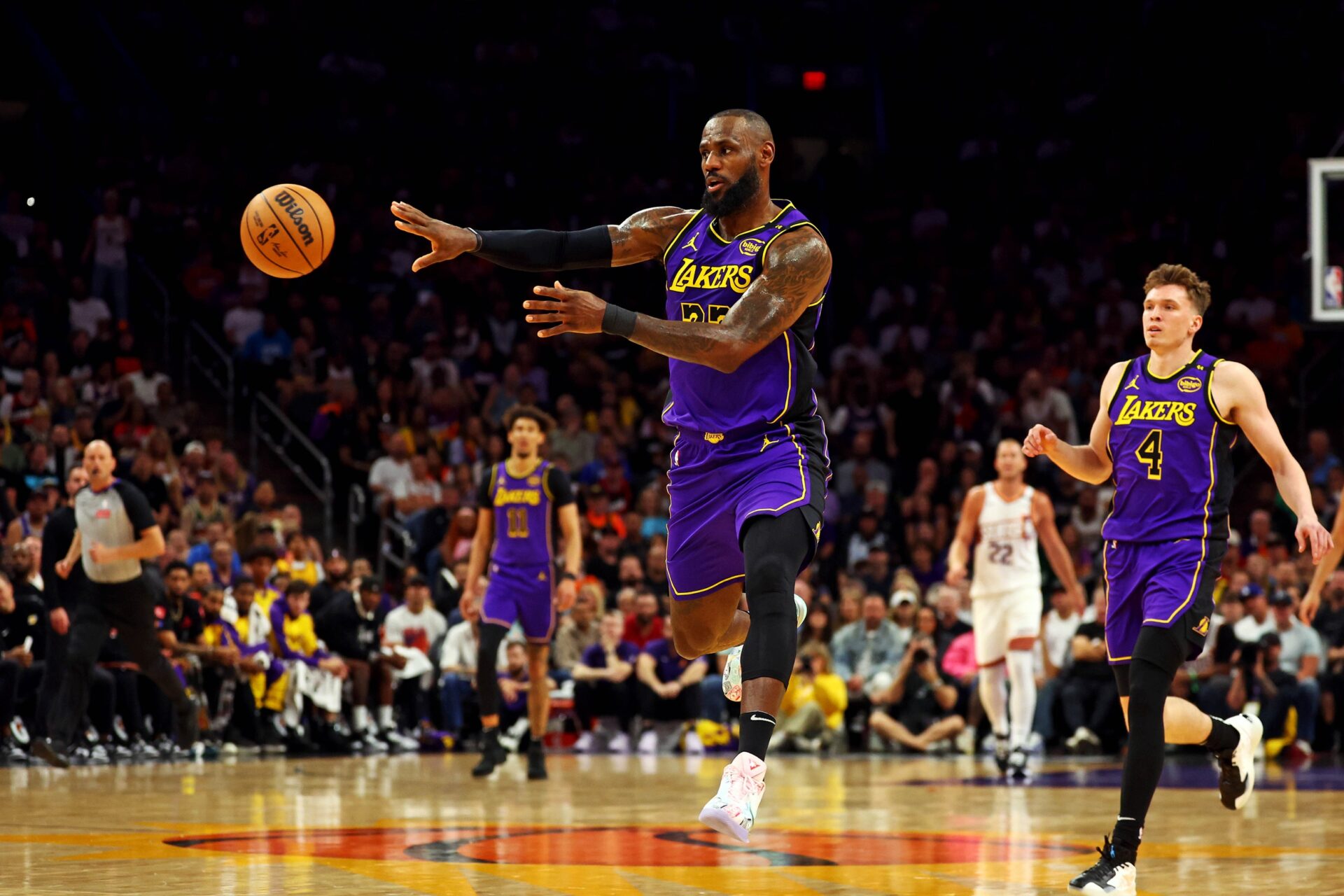 NBA Los Angeles Lakers LeBron James Luka Doncic Austin Reaves