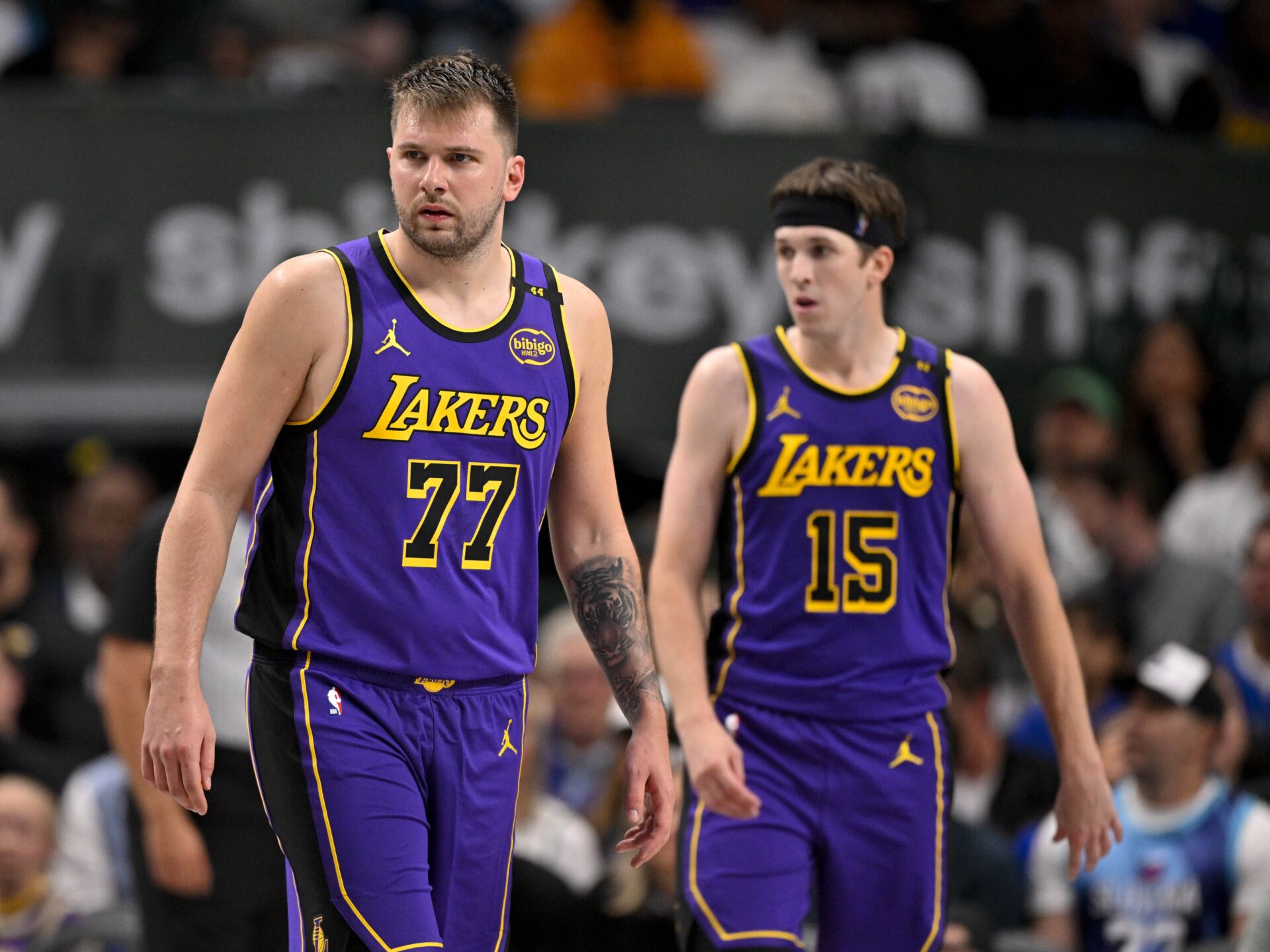 Luka Doncic Austin reaves NBA Los Angeles Lakers