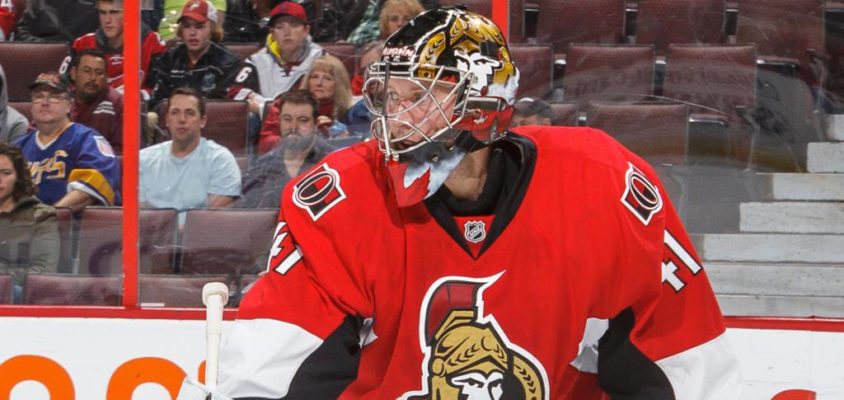 Craig Anderson é liberado pelos Senators