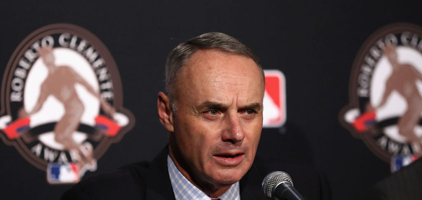 Rob Manfred é comissário da MLB