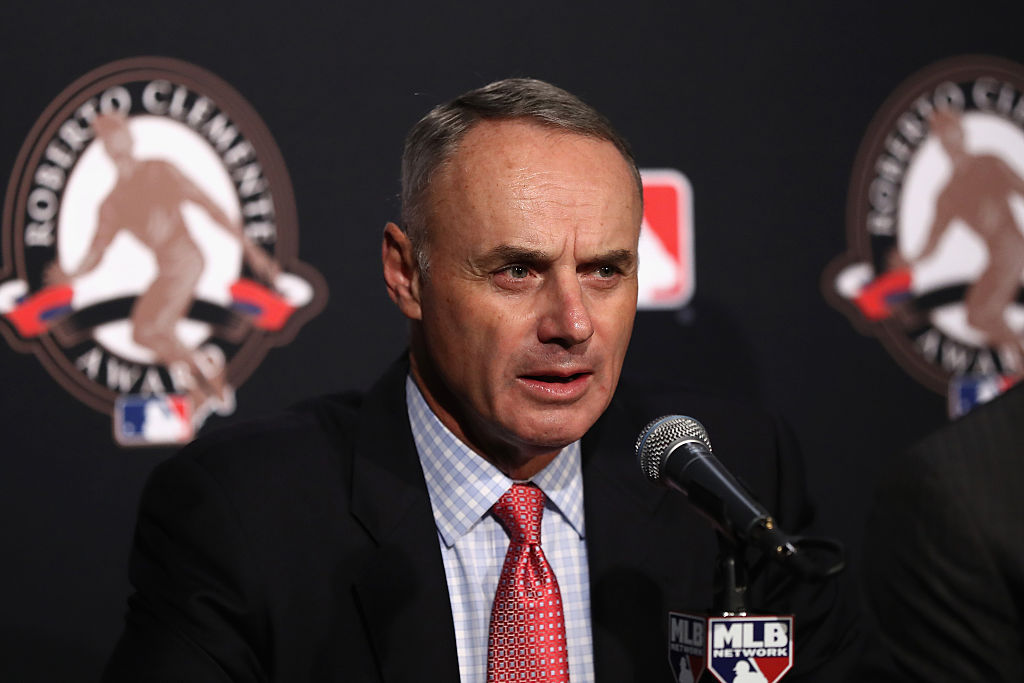 Rob Manfred é comissário da MLB