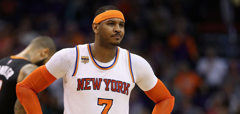 Carmelo Anthony reclama de críticas nos Knicks