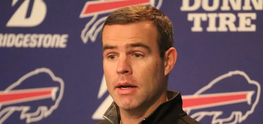 Brandon Beane não garante que Buffalo Bills subirá no Draft