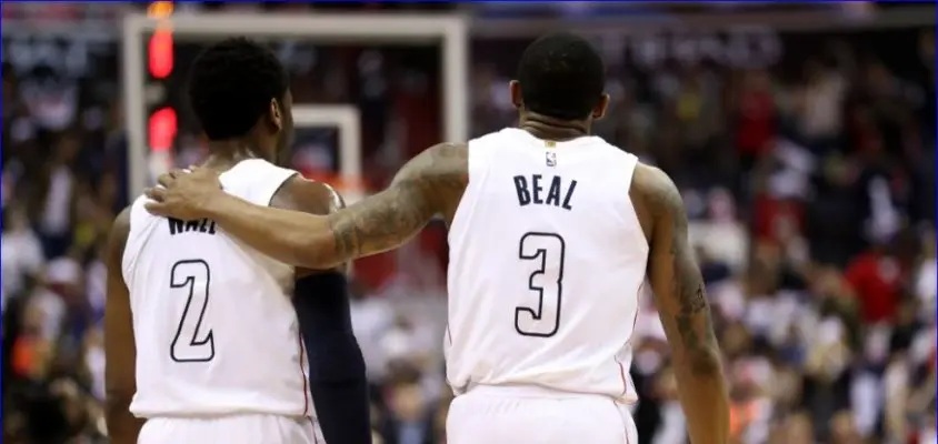 Beal e Wall somaram 58 pontos para os Wiards