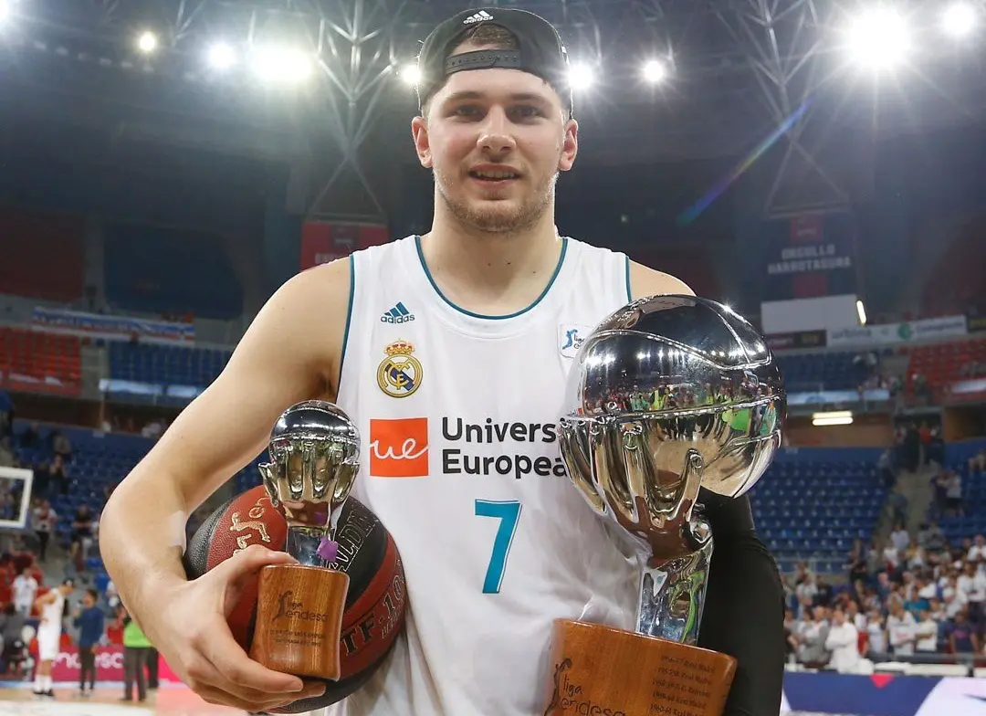 Luka Doncic é campeão nacional pelo Real Madrid