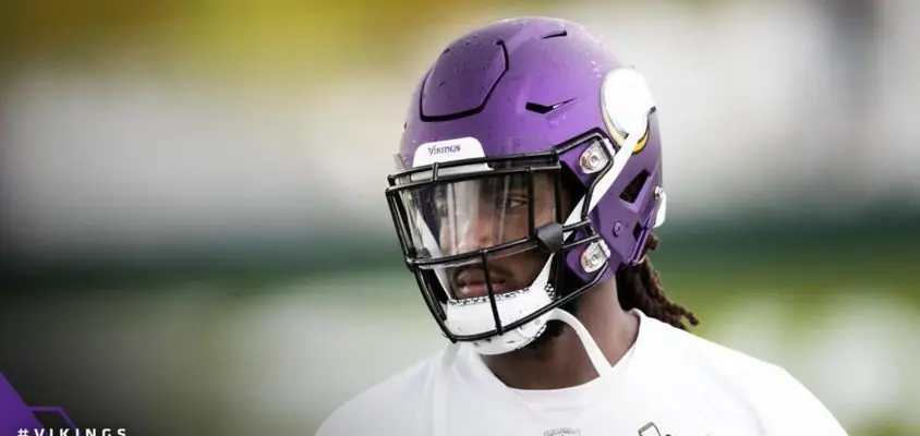 Dalvin Cook durante training camp do Minnesota Vikings