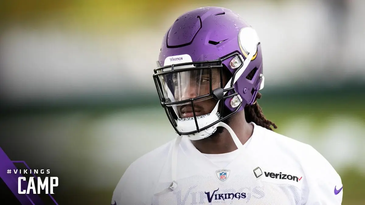 Dalvin Cook durante training camp do Minnesota Vikings