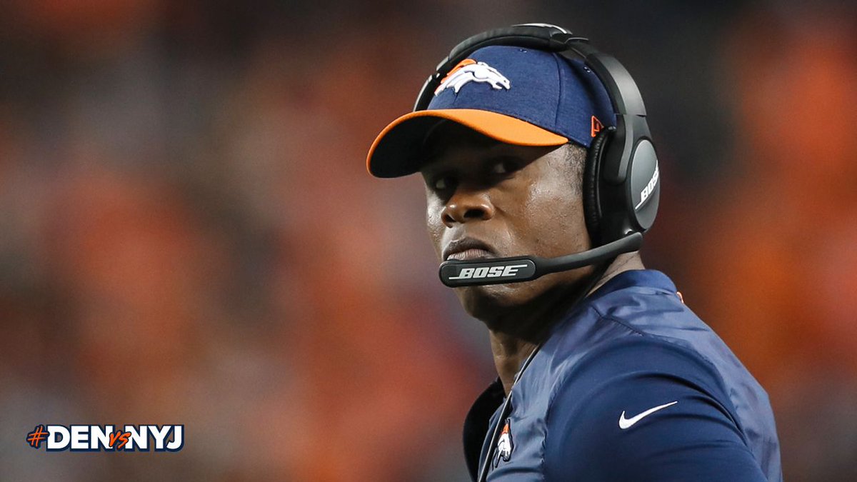 Head coach do Denver Broncos Vance Joseph