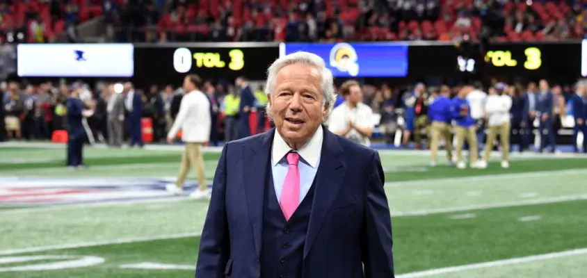 ATLANTA, GA - FEBRUARY 03: CEO of the New England Patriots Robert Kraft attends the Super Bowl LIII Pregame at Mercedes-Benz Stadium on February 3, 2019 in Atlanta, Georgia