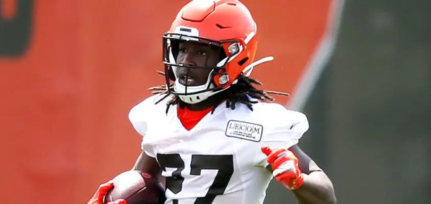 Running back do Cleveland Browns Kareem Hunt