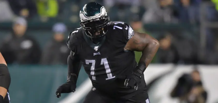 Left tackle do Philadelphia Eagles Jason Peters