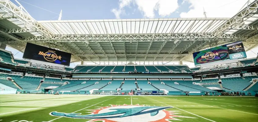 Hard Rock Stadium - casa do Miami Dolphins