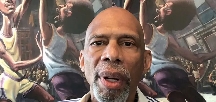 UNSPECIFIED, - APRIL 22: In this screengrab, Kareem Abdul-Jabaar speaks during "Saving Our Selves: A BET COVID-19 Effort" airing on April 22, 2020. “Saving Our Selves: A BET COVID-19 Relief Effort” will provide financial, educational and community support directly to Black communities hit hardest by COVID-19.