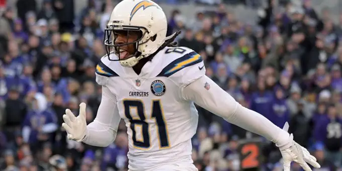 Mike Williams sofre lesão no ombro e pode desfalcar Chargers na estreia