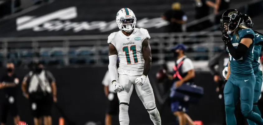 DeVante Parker - Miami Dolphins versus Jacksonville Jaguars