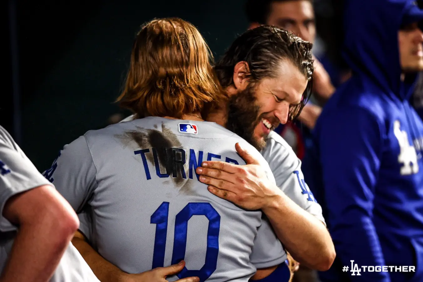 Justin Turner Clayton Kershaw dodgers rays world series jogo 5