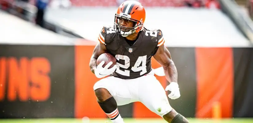 Nick Chubb running back Cleveland Browns