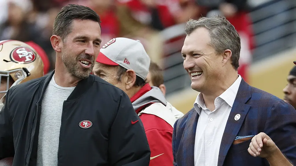 San Francisco 49ers GM John Lynch and head coach Kyle Shanahan