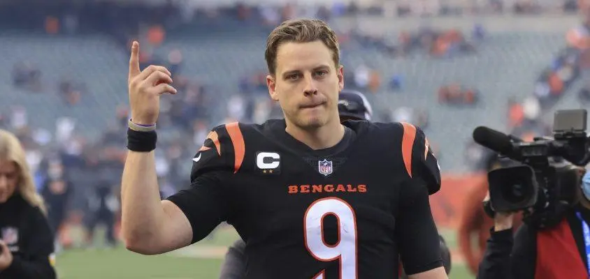 Joe Burrow Cincinnati Bengals NFL 2021 semana 16