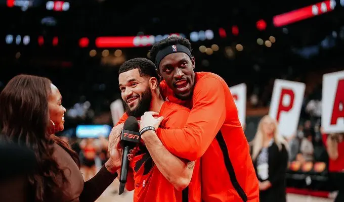 VanVleet e Siakam