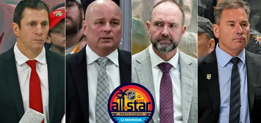 São escolhidos os técnicos do NHL All Star Game 2023.