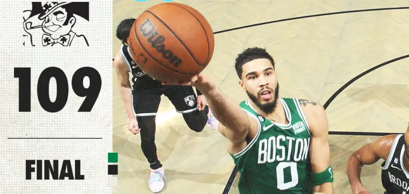 Em duelo direto no Leste, coletivo funciona e Celtics vencem Nets