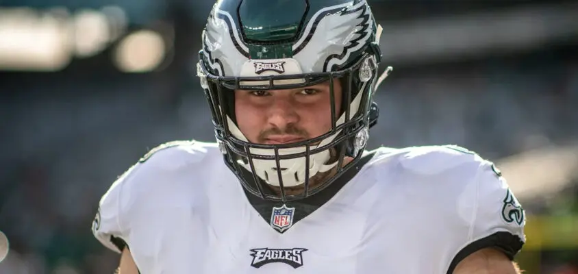 Landon Dickerson left guard Philadelphia Eagles