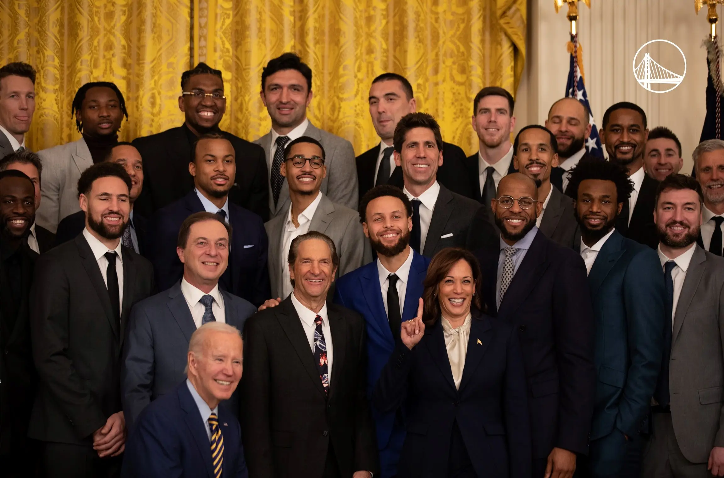 Atual campeão da NBA, Golden State Warriors realiza visita na Casa Branca