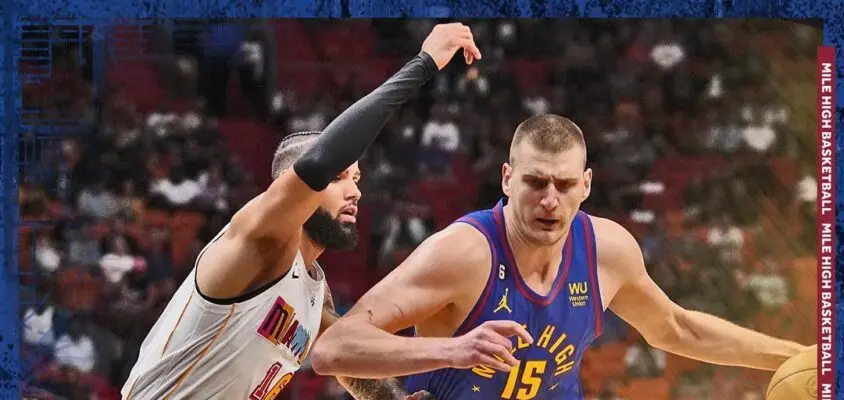 Nuggets vencem Heat fora de casa com duplo-duplo de Jokic