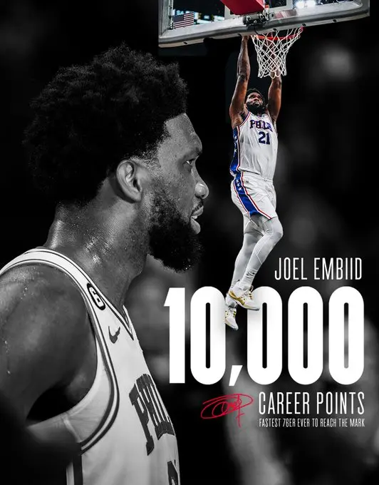 Sixers vencem Cavs - Embiid 10 mil pontos