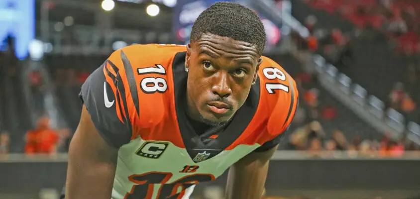 A.J. Green wide receiver Cincinnati Bengals