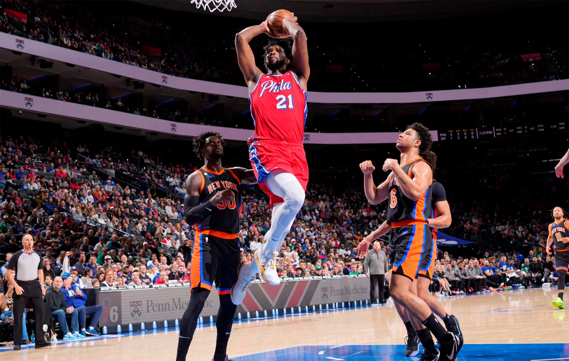 Philadelphia 76ers vira no quarto final e derrota New York Knicks